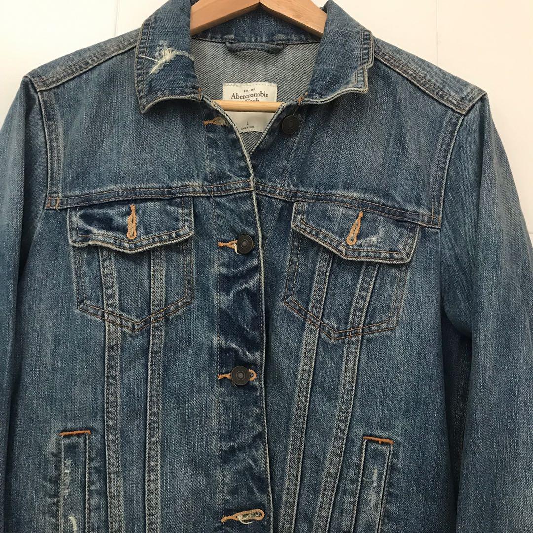 abercrombie and fitch jean jacket