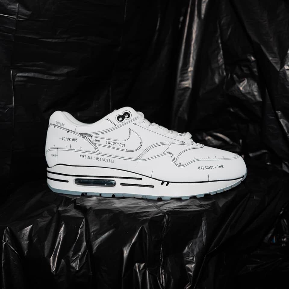 air max 1 schematic black