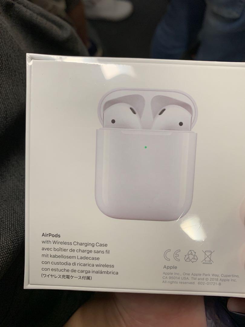 全新未開封Airpods2無線充電盒, 音響器材, 耳機- Carousell