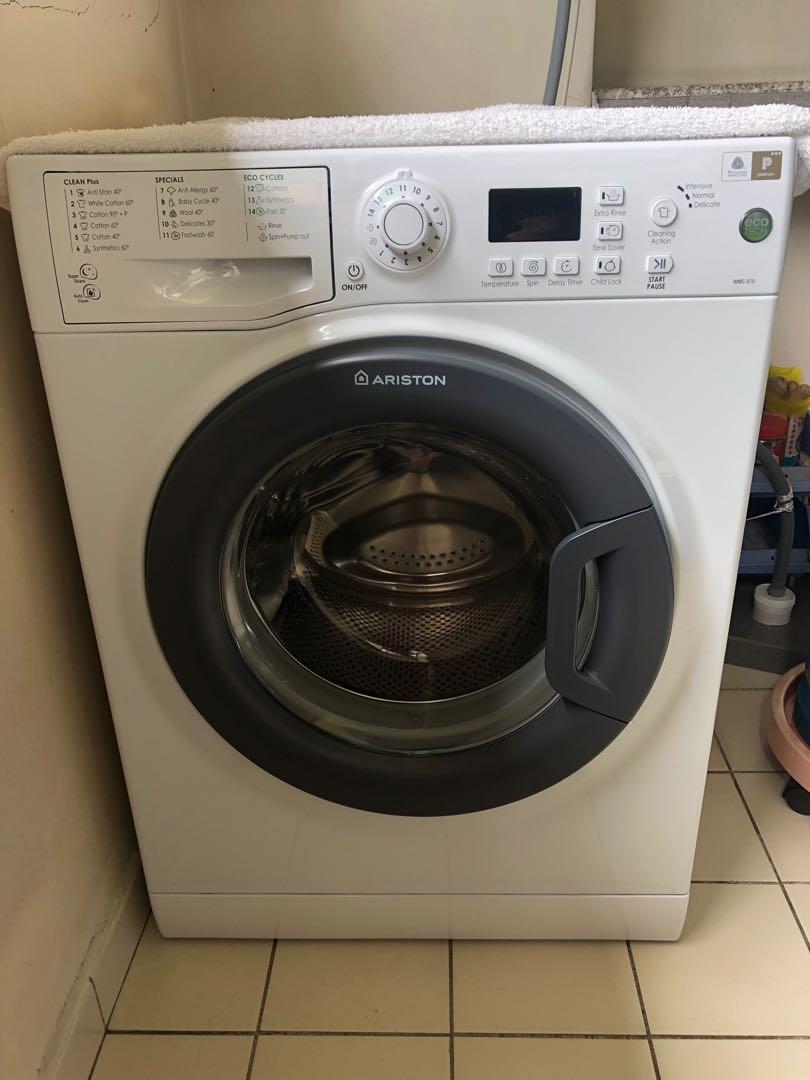 Ariston 8kg Front Load Washing Machine, TV & Home Appliances, Washing