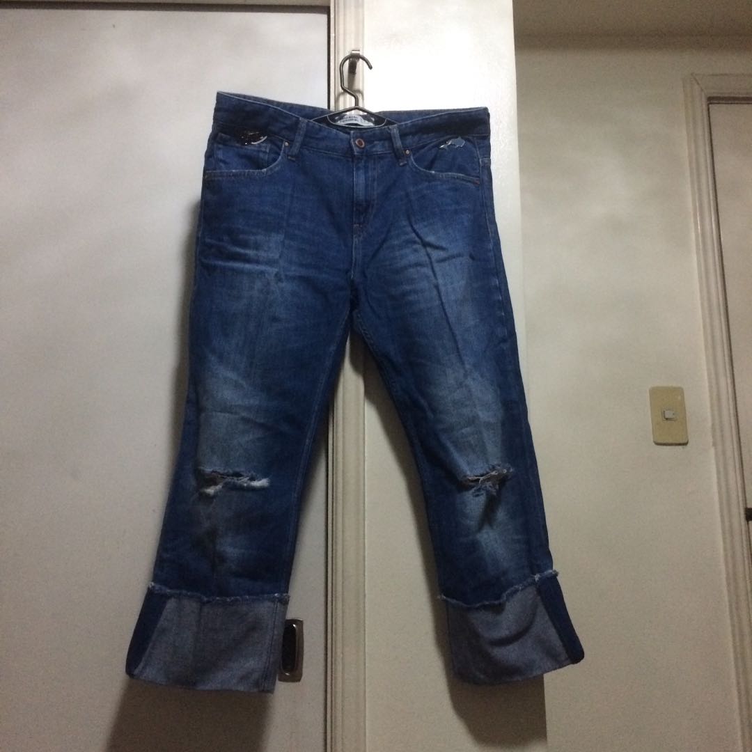 vintage cuffed jeans