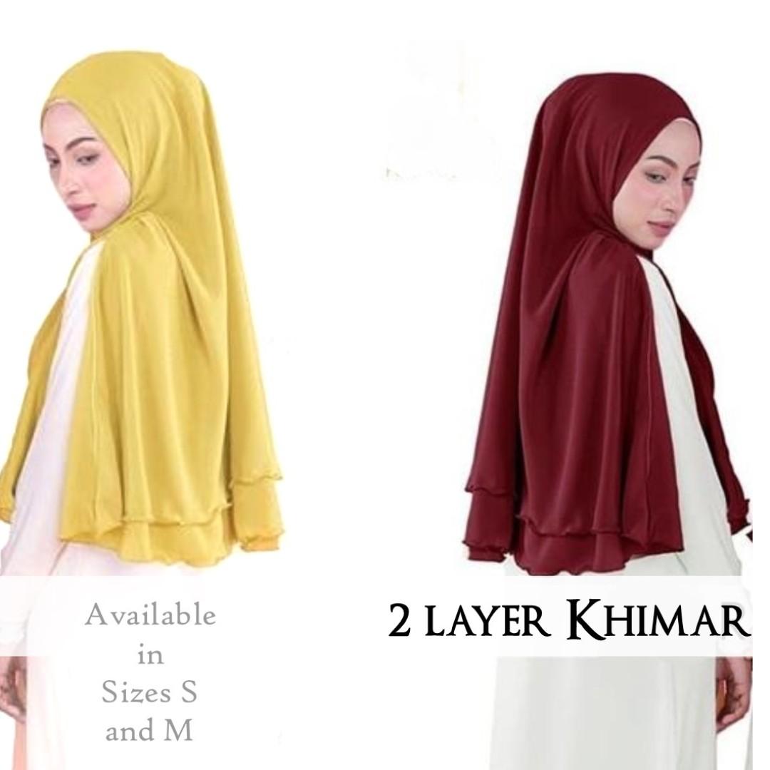 Best Selling Khimar Tudung Labuh Women S Fashion Muslimah Fashion On Carousell