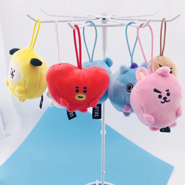 Bt21 Chubby Pongpong Plush Keychain Entertainment K Wave On Carousell