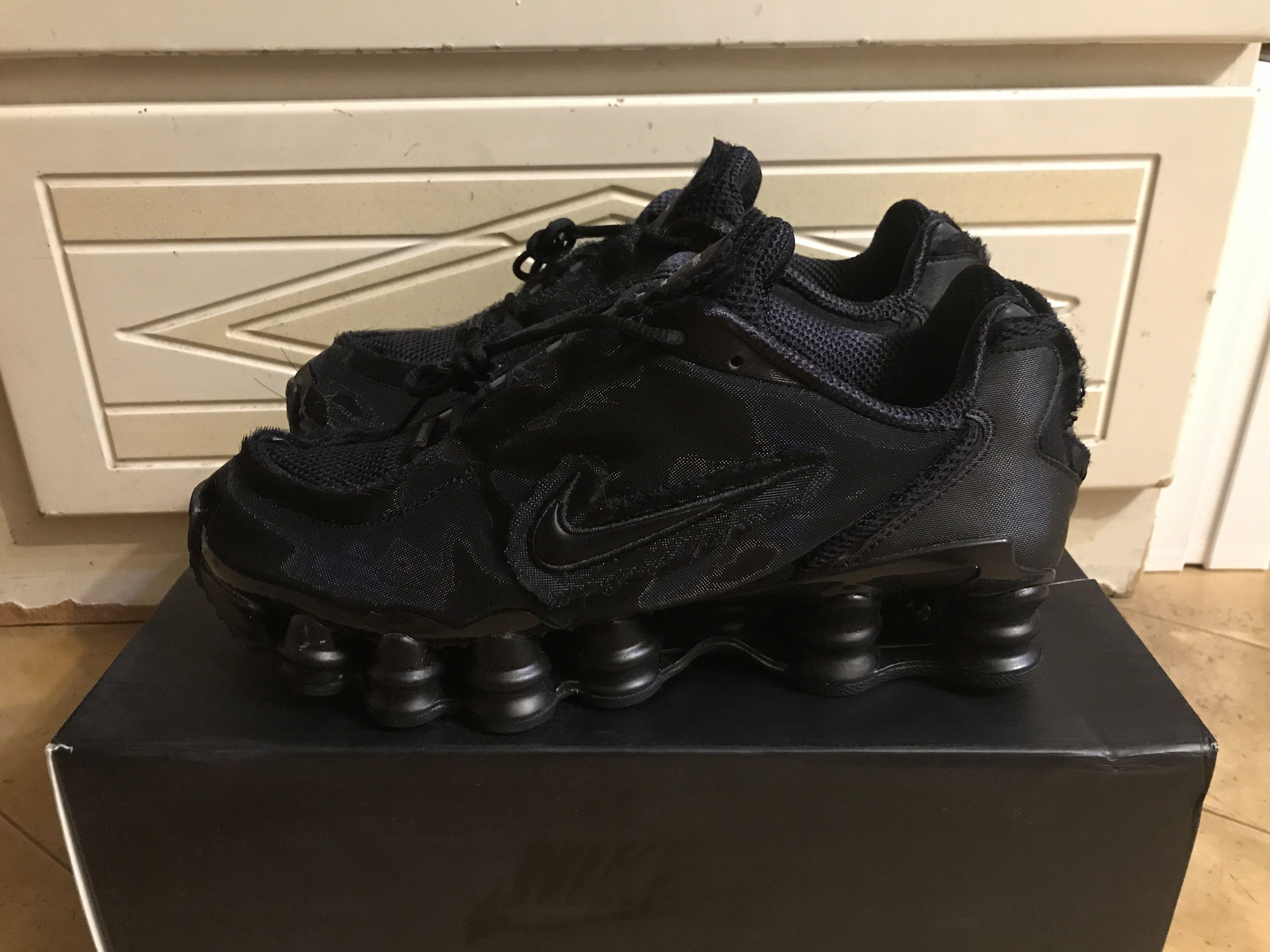 cdg shox black