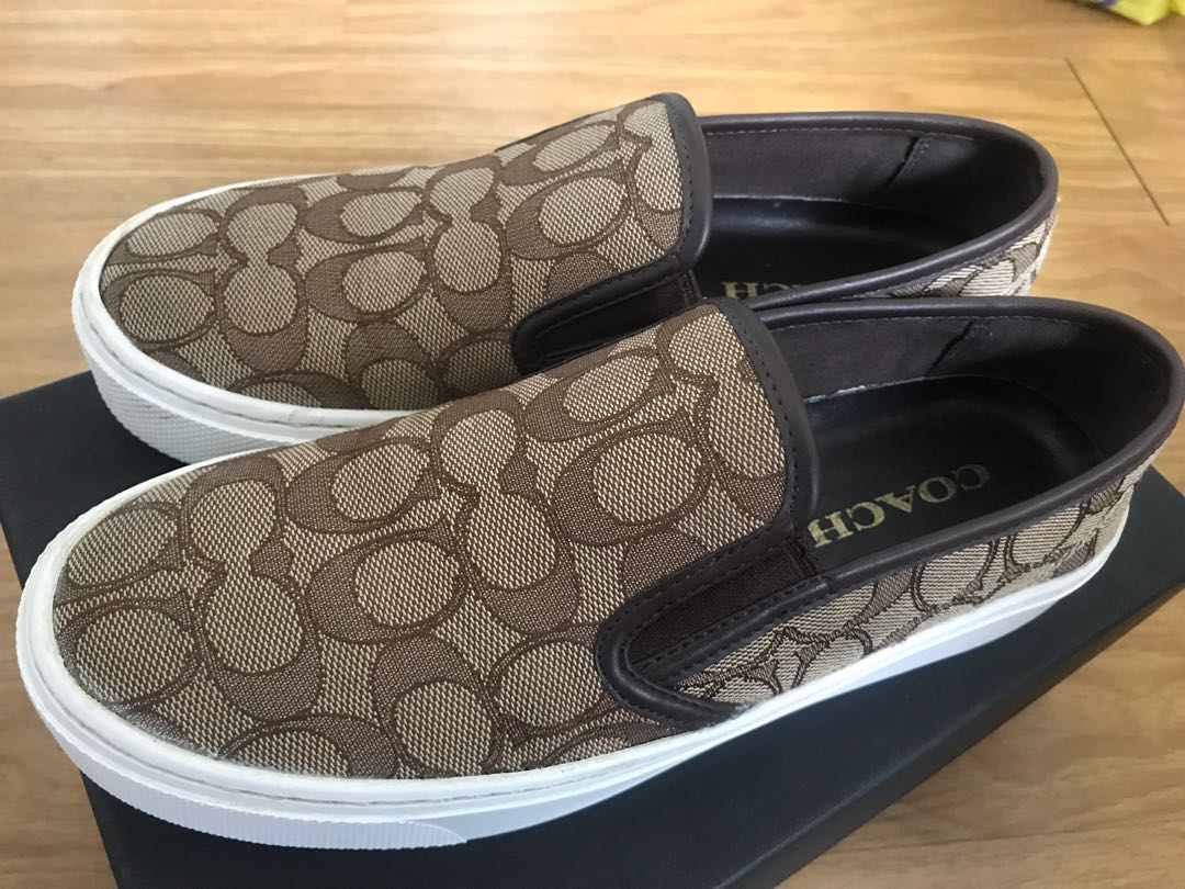 Coach slip on shoes discount