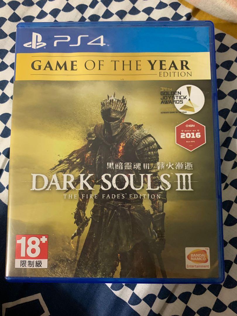 Dark Souls 3 game of the year版, 電子遊戲, 遊戲機配件, 遊戲禮物卡