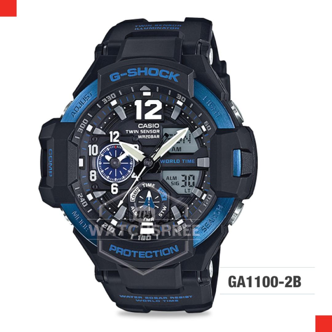 FREE DELIVERY G SHOCK GENUINE GA 1100 2B 100 Authentic with