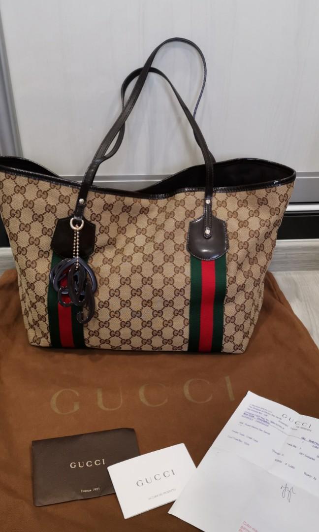 gucci canvas handbags