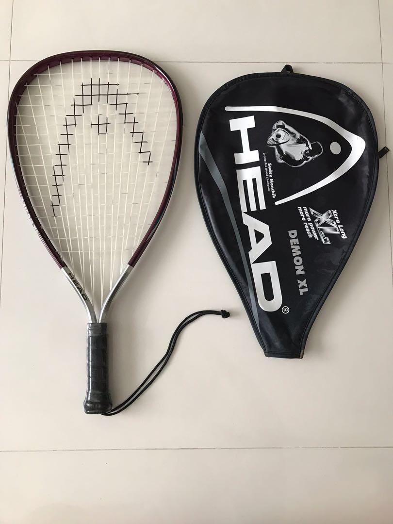 HEAD Demon XL Racquetball Racquet, Sports Equipment, Sports & Games