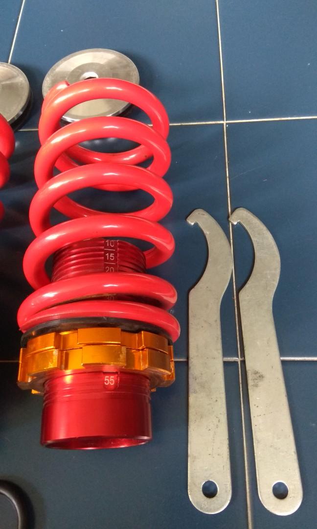 Height Adjustable Coilover Spring Set, Car Accessories, Accessories on ...