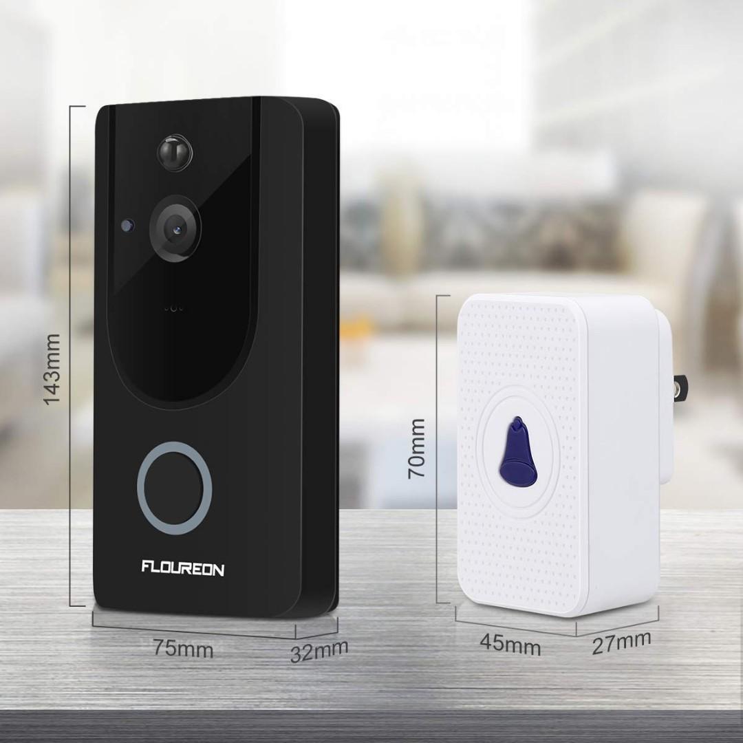 Floureon wifi video doorbell clearance