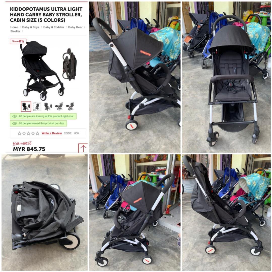 Kiddopotamus clearance stroller review