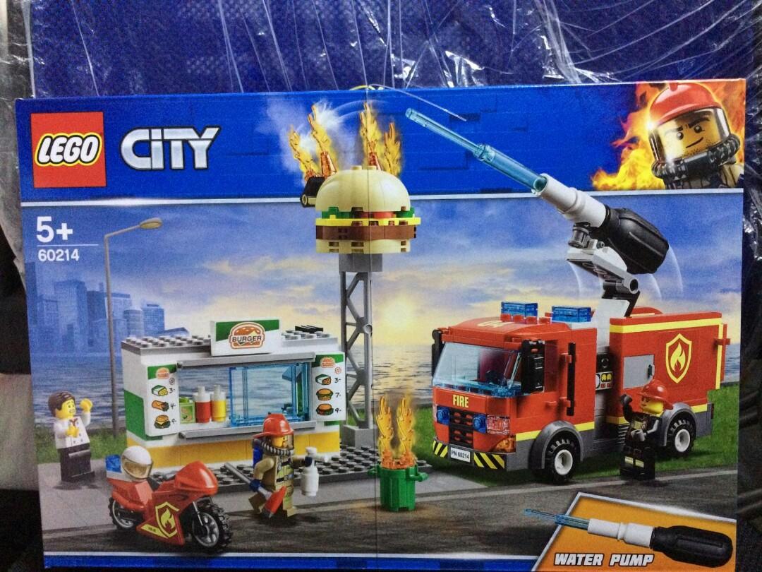 lego city burger bar fire rescue