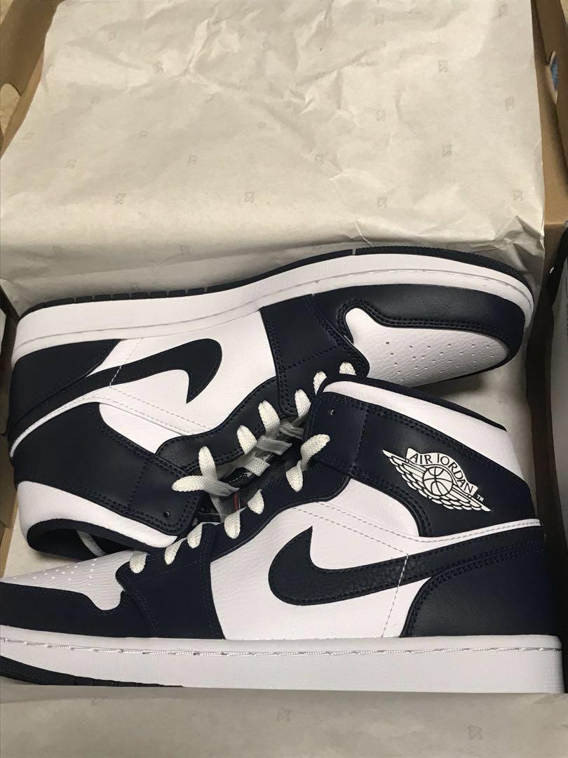 air jordan 1 navy white