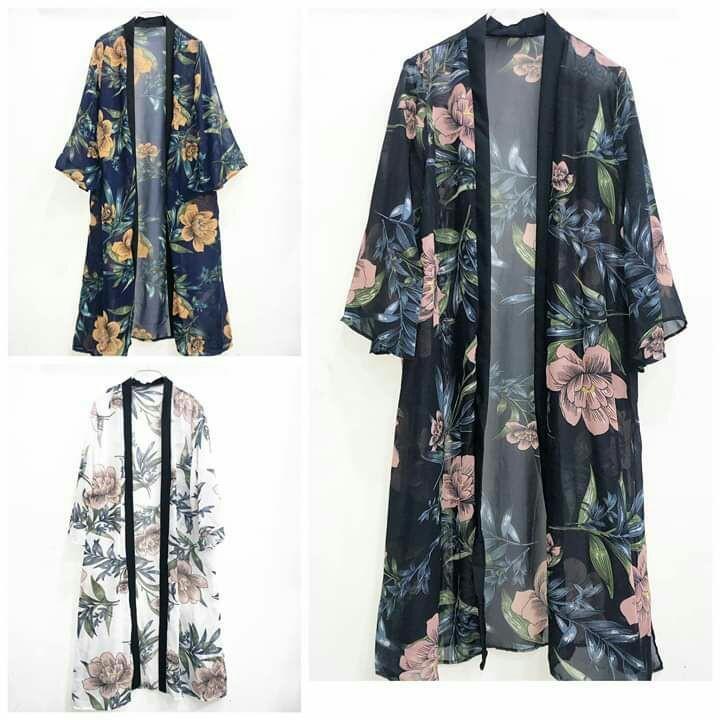Cardigan hotsell kimono muslimah