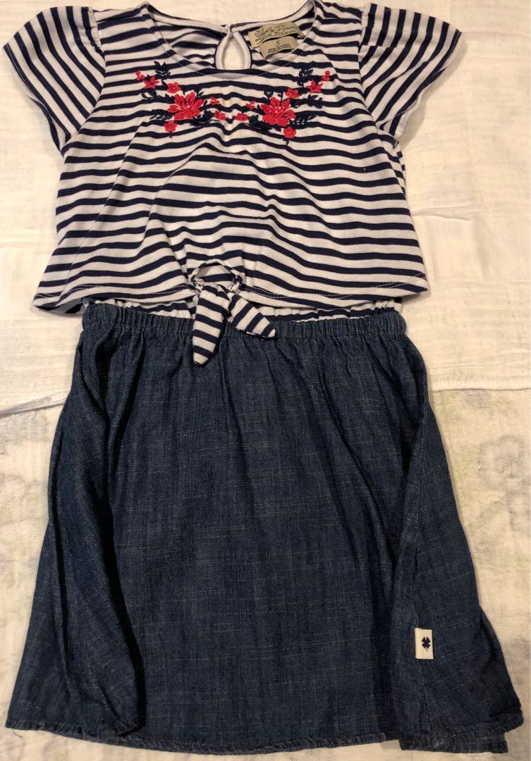 Lucky Brand Baby Girl Dress Babies Kids Girls Apparel 4 To 7