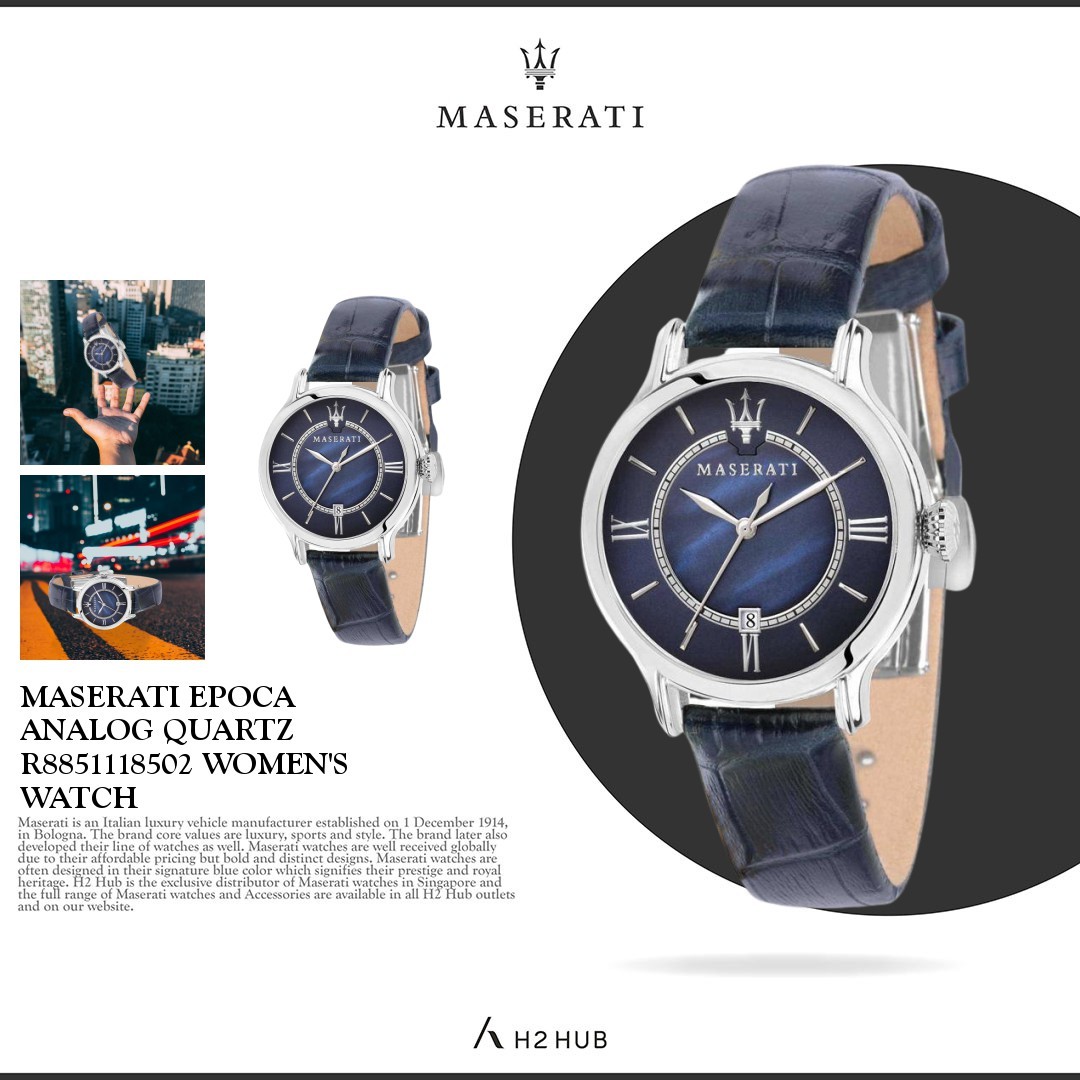 MASERATI EPOCA ANALOG QUARTZ R8851118502 WOMEN S WATCH Men s Fashion Watches Accessories Watches on Carousell
