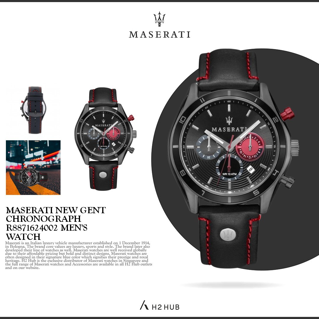 maserati new gent chronograph r8871624002 men s watch
