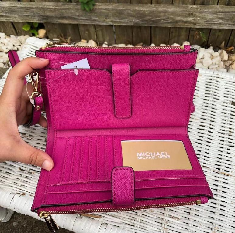 Michael Kors Jet Set Fuschia Leather ref.793884 - Joli Closet