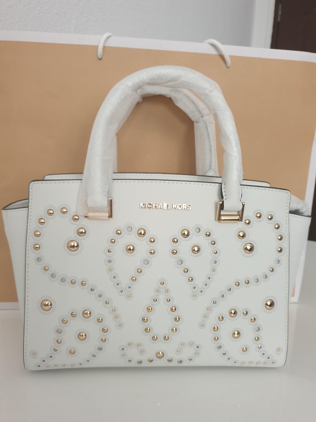 Michael kors selma optic white online