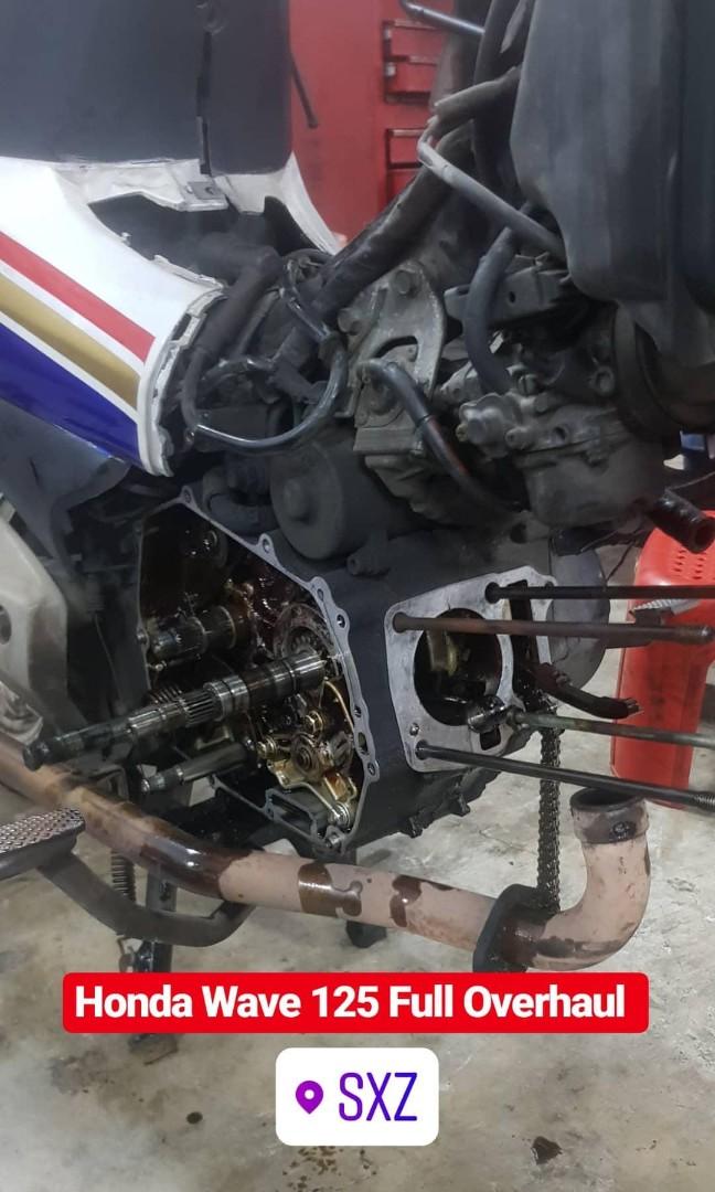 Motorcycle class 2b Honda Wave 125 Full Overhaul, Motorcycles 