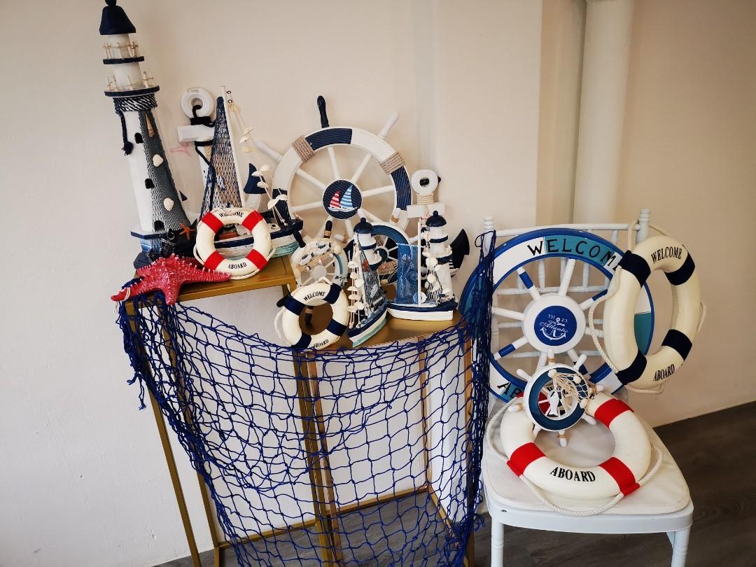 Nautical Themed Party Decor Baby S First Month Boat Sailor Full