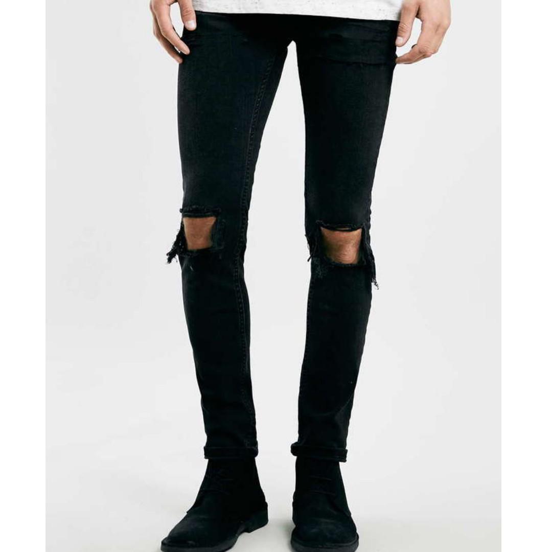 topman mens ripped jeans