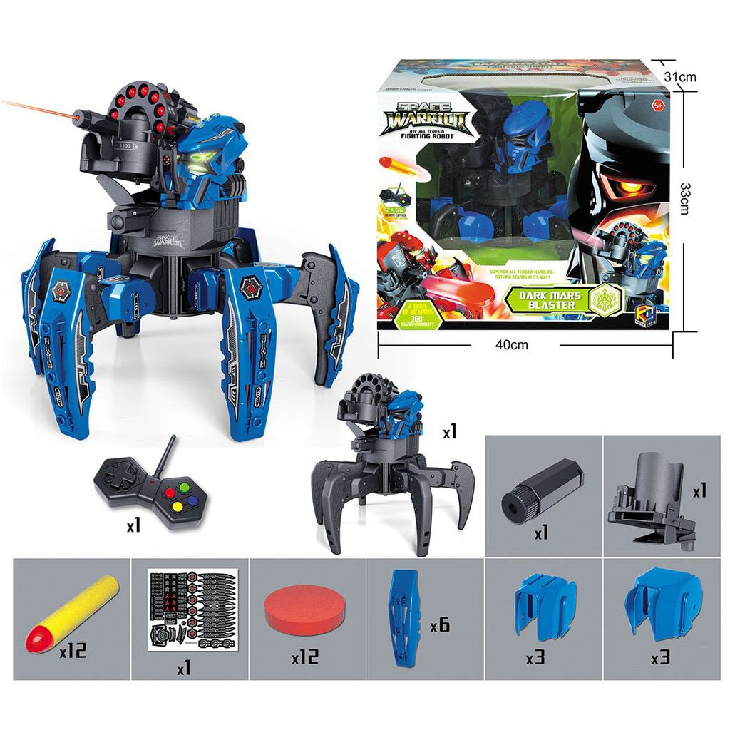[PO] 2.4G Electric Remote Control Foam Dart Shooting Robot DIY