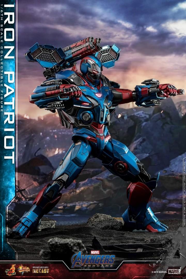 Pre orders of MMS 547D34 Hot Toys Iron Patriot Endgame Avengers
