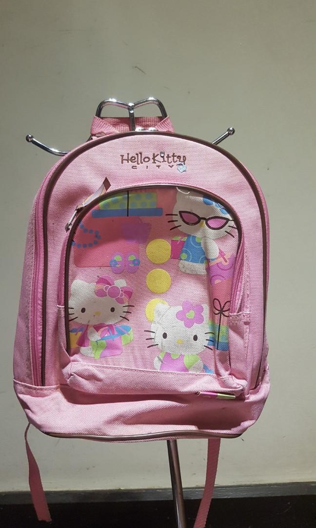 PRELOVED SANRIO HELLO KITTY BACKBACK, Babies & Kids, Going Out ...