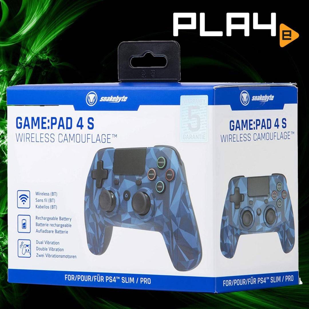 snakebyte ps4 wireless controller