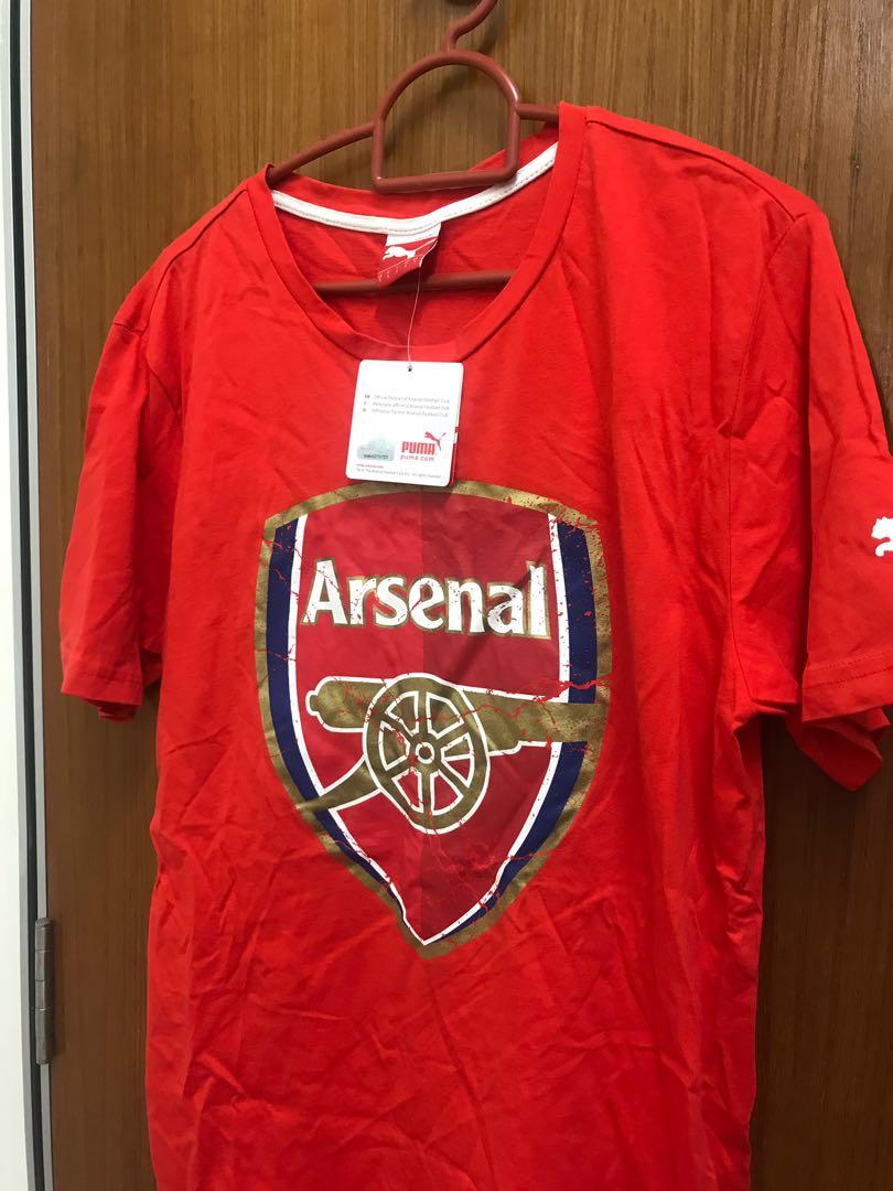 Puma Arsenal T-Shirt, Men's Fashion, Tops  Sets, Tshirts  Polo Shirts on  Carousell