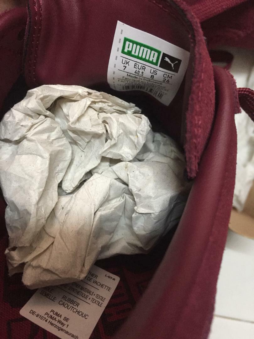 Puma suede semelle discount marron