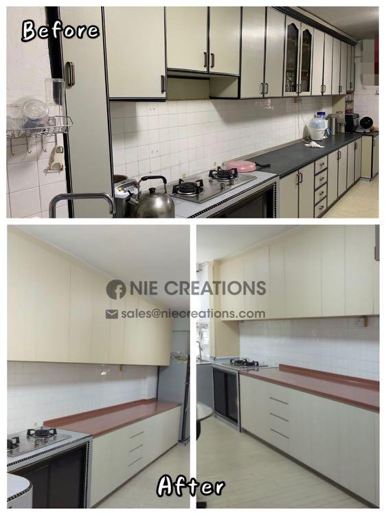 Revamp Kitchen Cabinet Promotion Furniture Shelves Drawers On Carousell