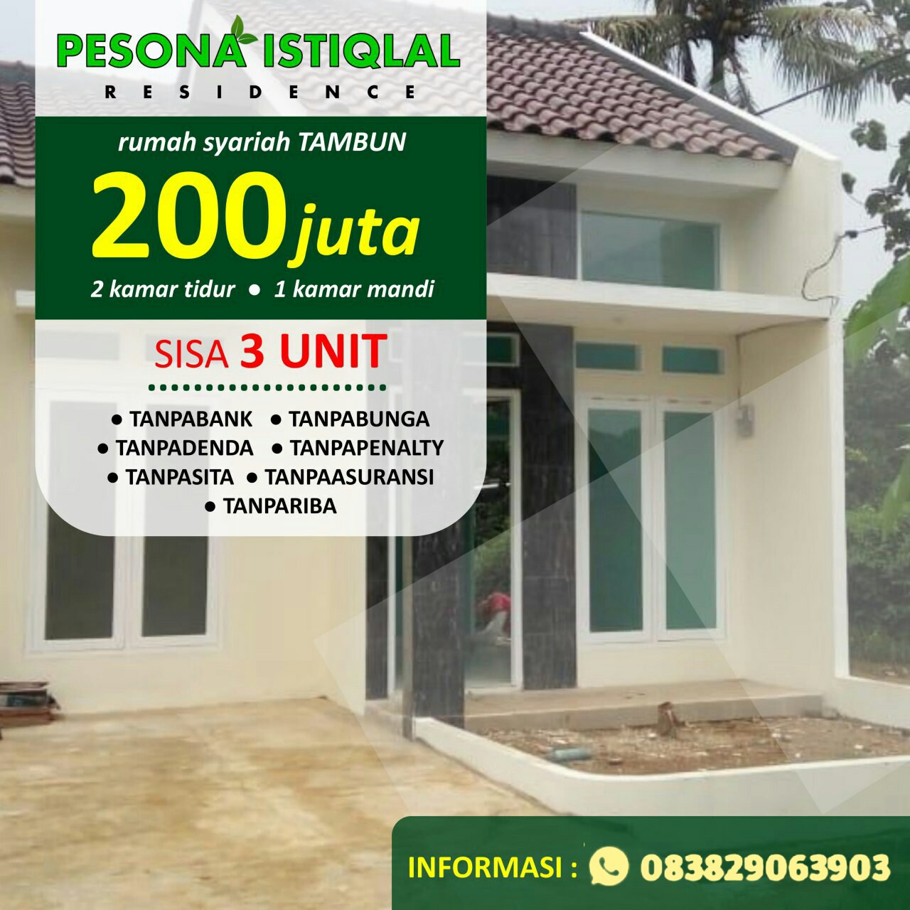 Rumah Murah Tanpa Riba Di Bekasi !!!, Properti, Dijual di ...