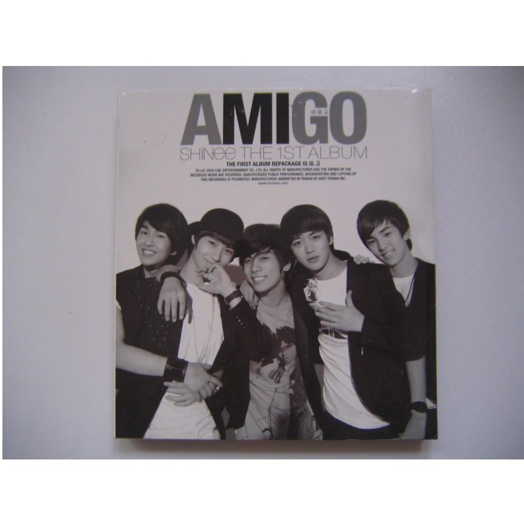 Shinee World Amigo 1st Album Repackage Cd Dvd 台灣版 附歌詞畫冊本 音樂樂器 配件 Cd S Dvd S Other Media Carousell