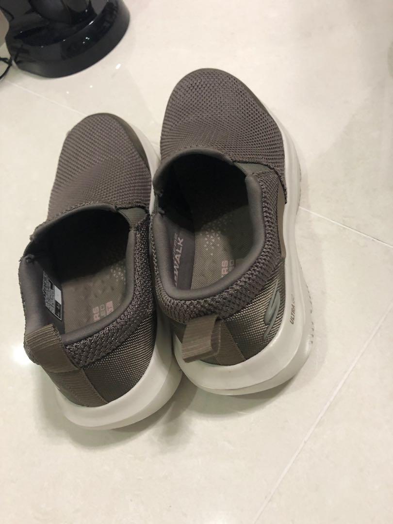skechers ultra go mens silver