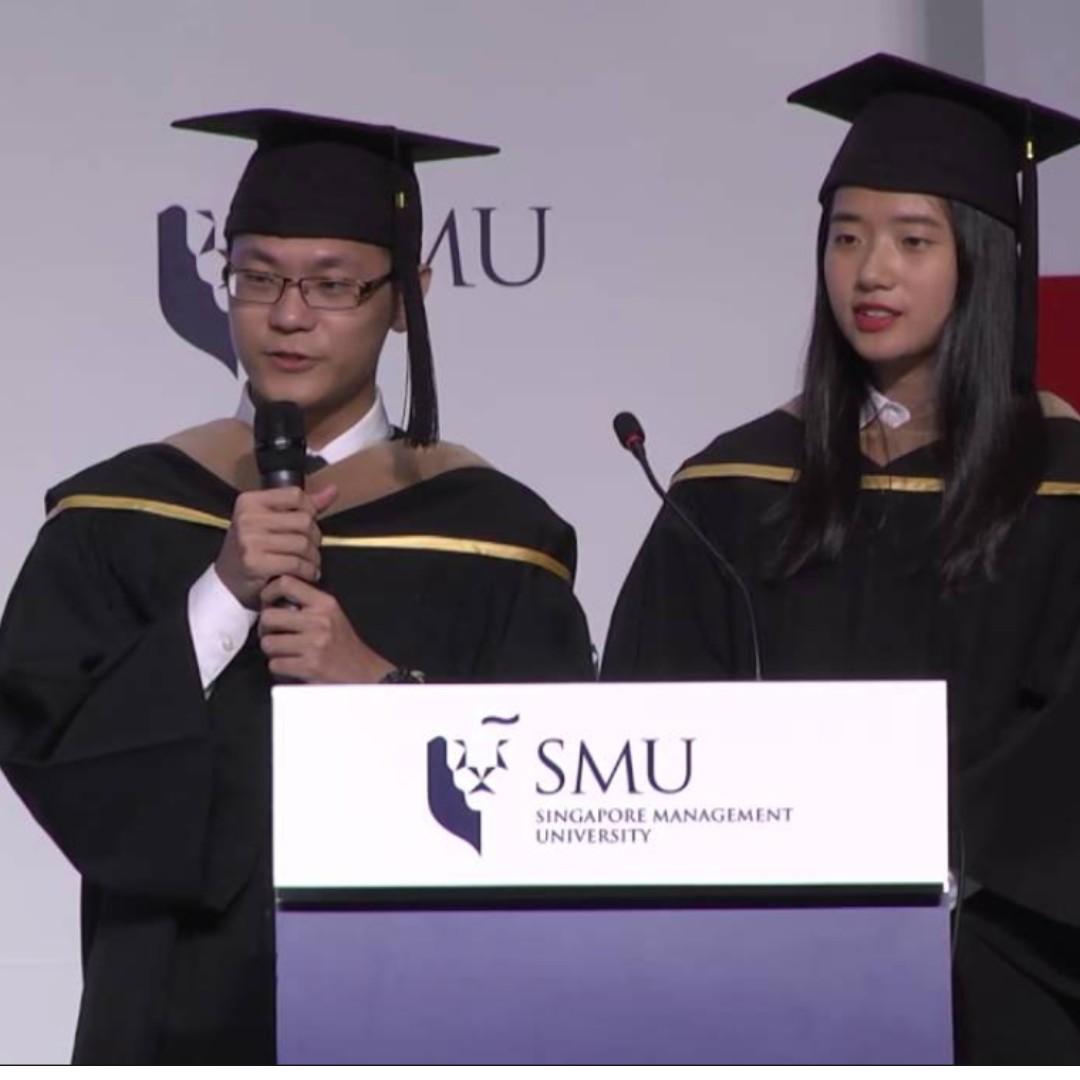 SMU Accounting Graduation Gown, Everything Else on Carousell