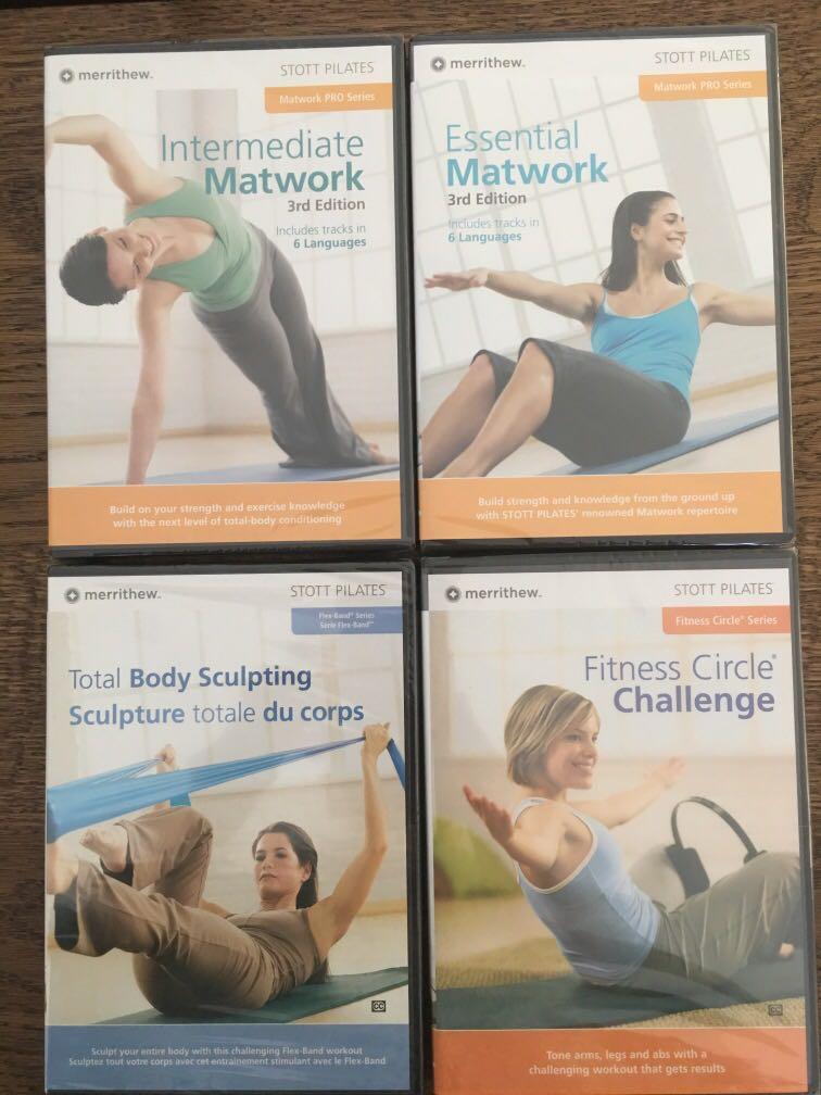 Stott Pilates Mat Dvds On Carousell