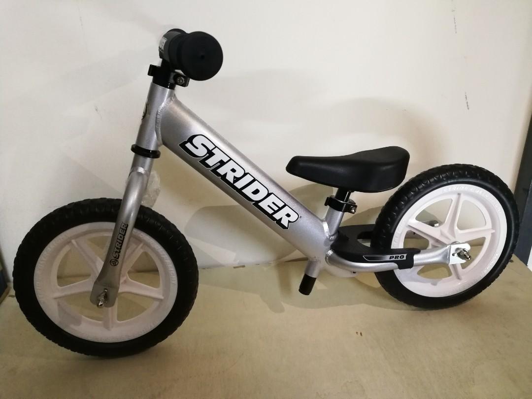 silver balance bike
