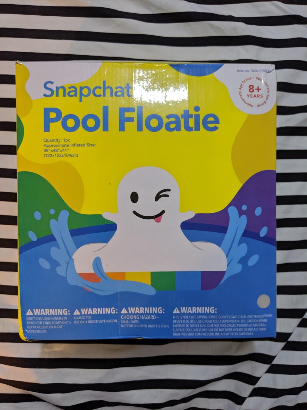 Snapchat clearance pool floatie