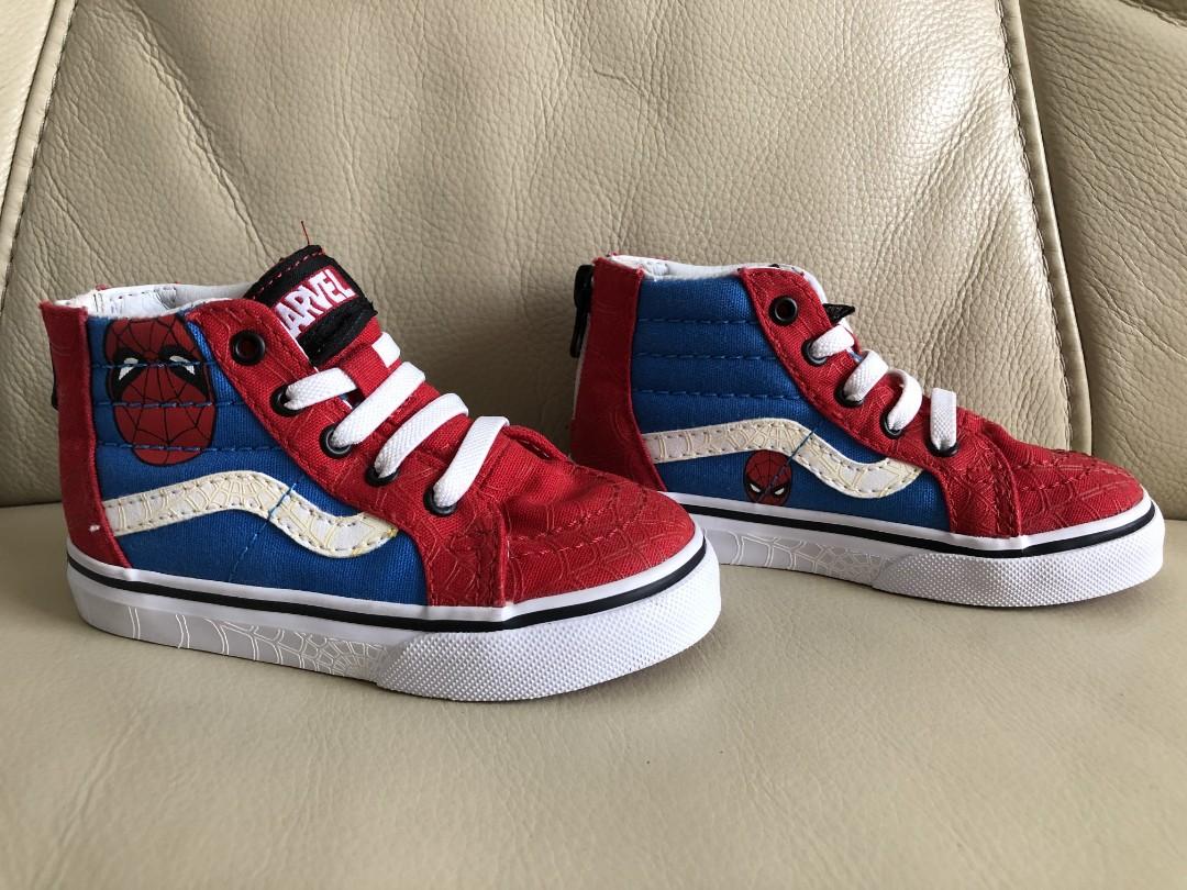 kids vans spiderman