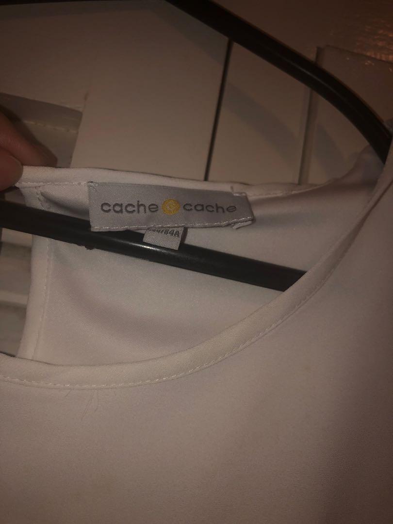 White/Lace dress (Category: Dresses) located in Muntinlupa City. Submitted by geepee21 (Listing ID 241911050, Image 3). Description: 10/10 white dress from cache cache. Still in excellent condition! .