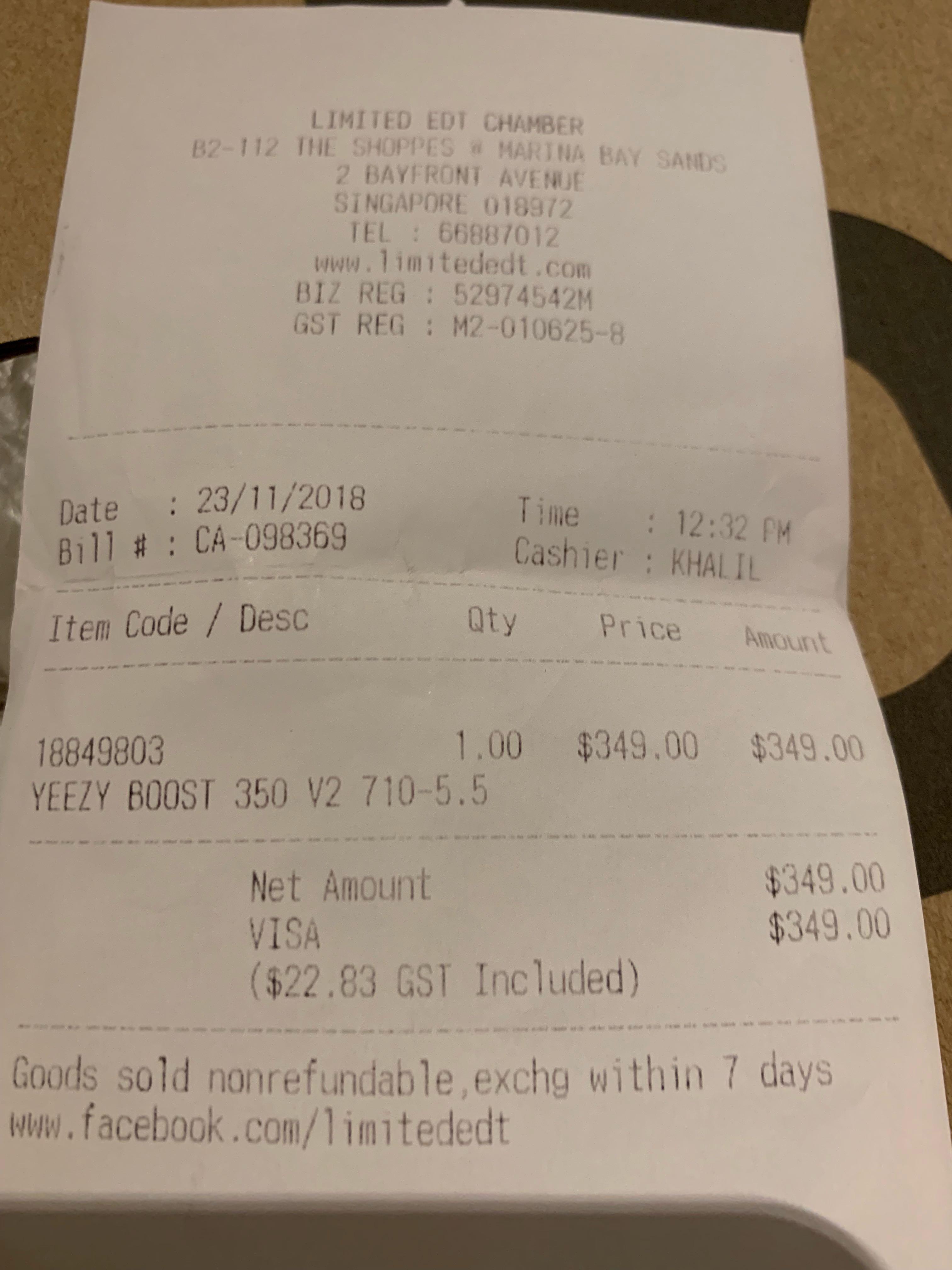 Yeezy Boost 350 V2 Sesame (With Receipt 