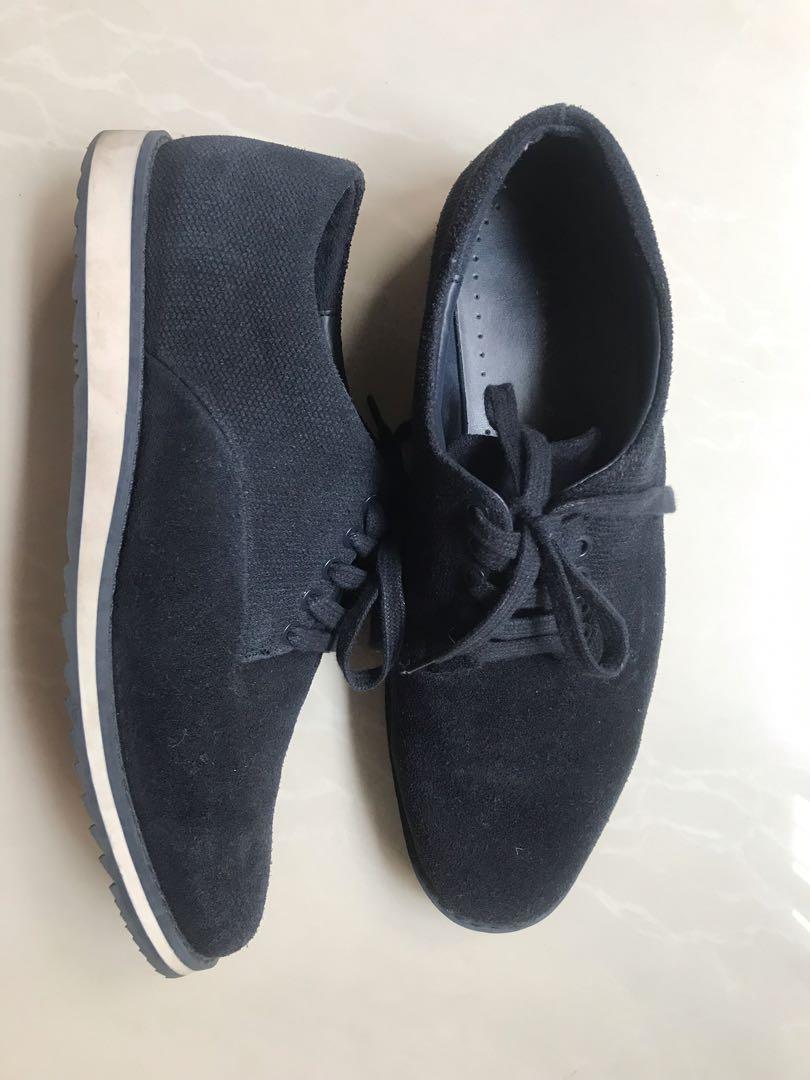 Zara navy hot sale blue shoes