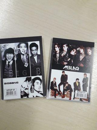 K-pop notepad (RM10*2)