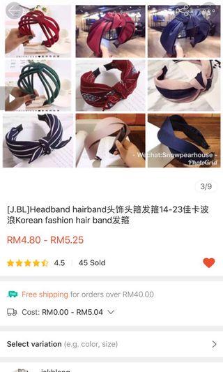 Hairbands Headband Hair accessories