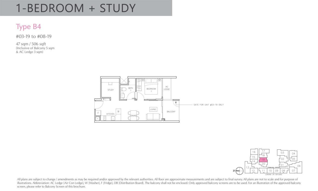 1-Bedroom + Study63226191789441113
