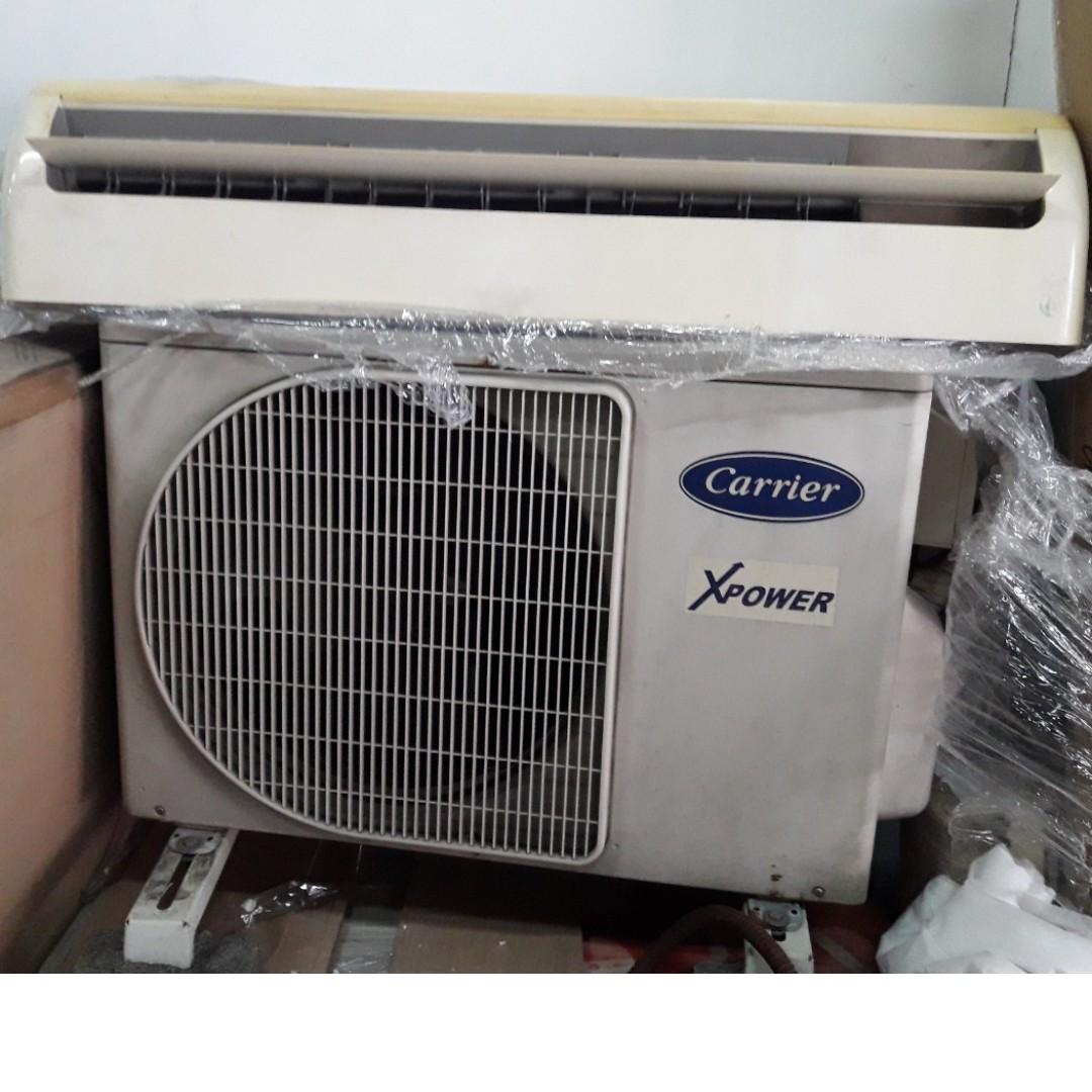 2 5hp Carrier Xpower Gold Inverter 42cvur022 703 White Home Furniture Home Appliances Air Conditioning And Heating On Carousell