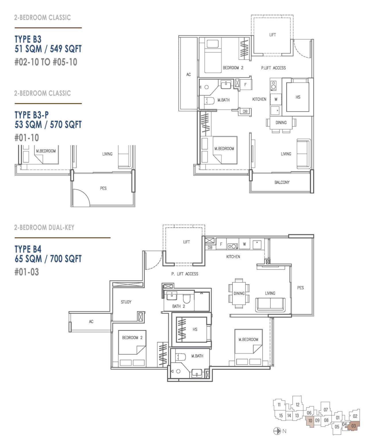 2-Bedroom Classic63226716912898111